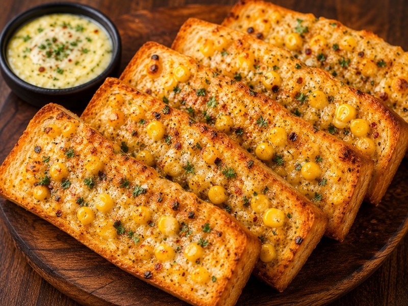 Corn Garlic Bread