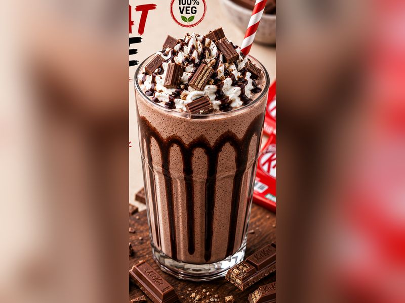 Kit-Kat Chocolate Shake