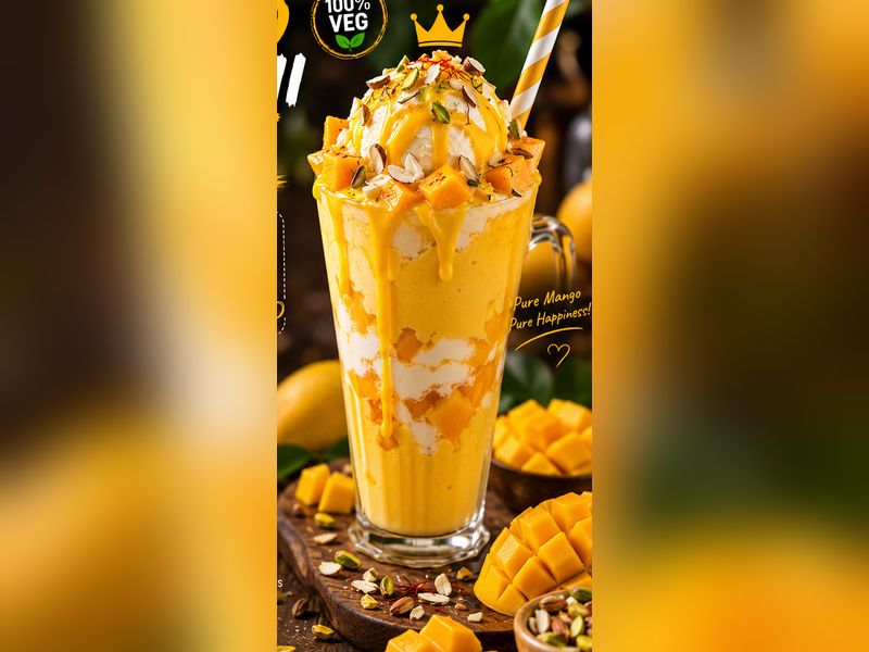 Mango Mastani Shake