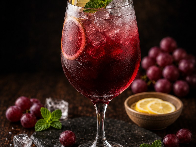 Red Wine Mocktail