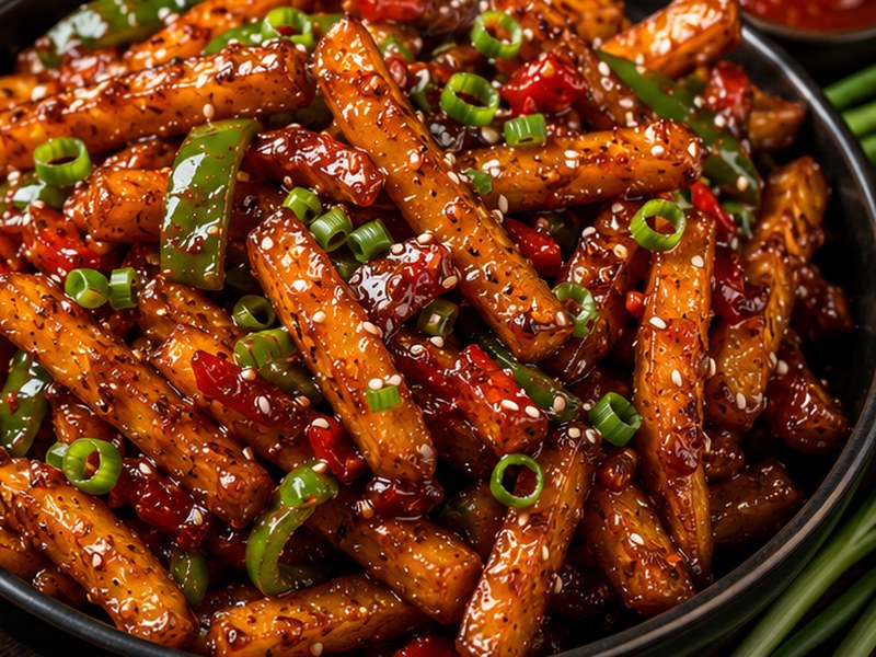 Honey Chilli Potato