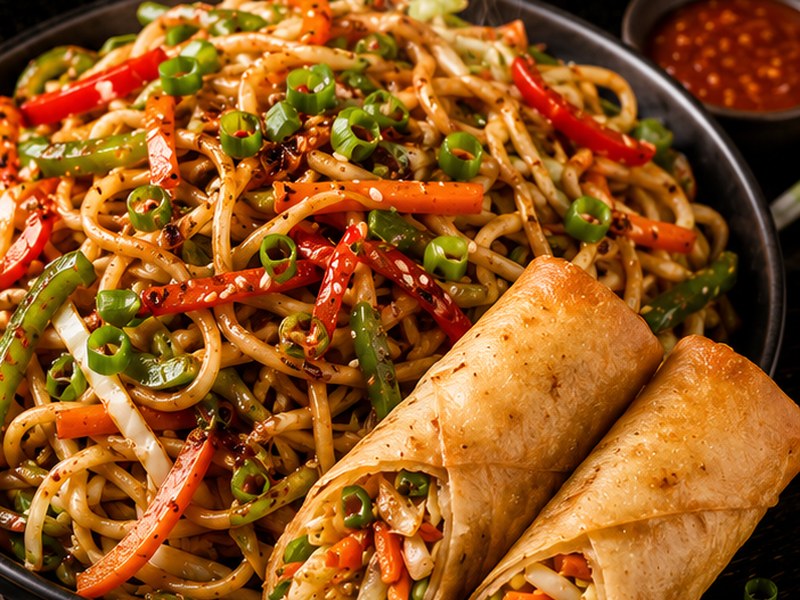 Noodles Spring Roll