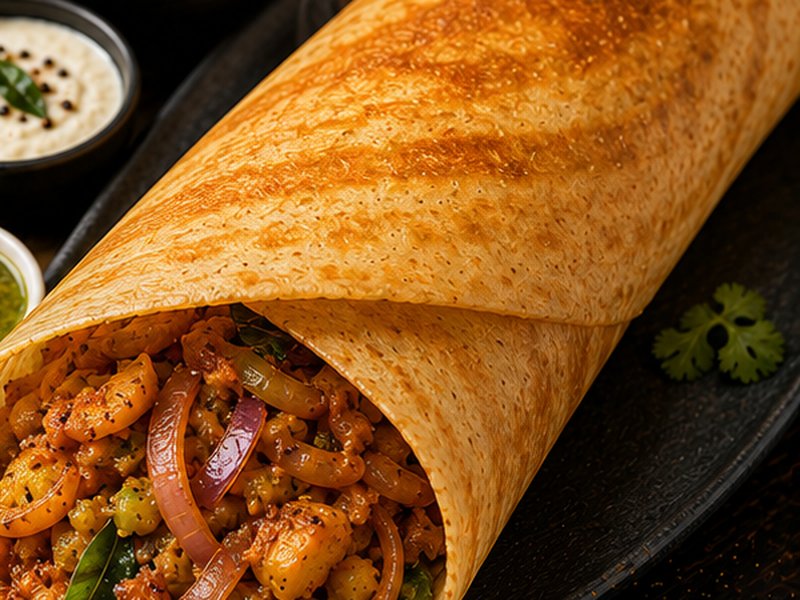 Onion Masala Dosa
