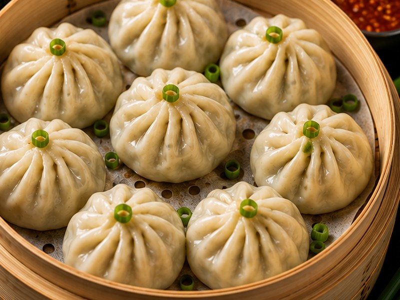 Paneer Momos (Steam)